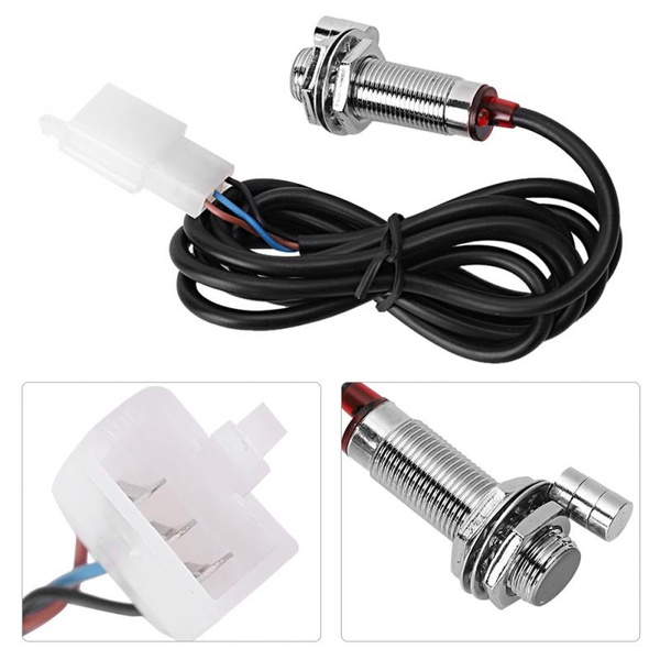 Digital Odometer Sensor Cable with 3 Magnets for Motorcycle Speedometer ③