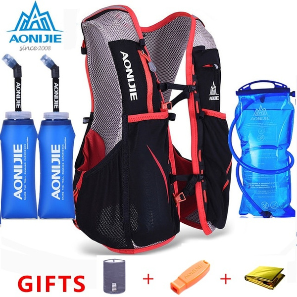 AONIJIE 5L Women Men Backpack Marathon Hydration Vest Pack for 1.5