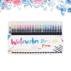 watercolor, paintingpen, markerspen, pigment
