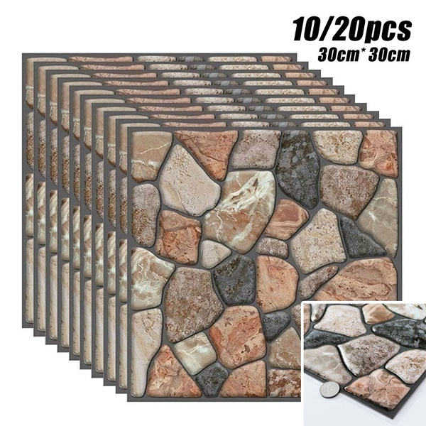 Waterproof 3D Wall Tiles Wallpaper Kitchen Bathroom Self Adhesive Wall Stickers Waterproof 3D Wall Tiles Wallpaper Kitchen Bathroom Self Adhesive Wall Stickers