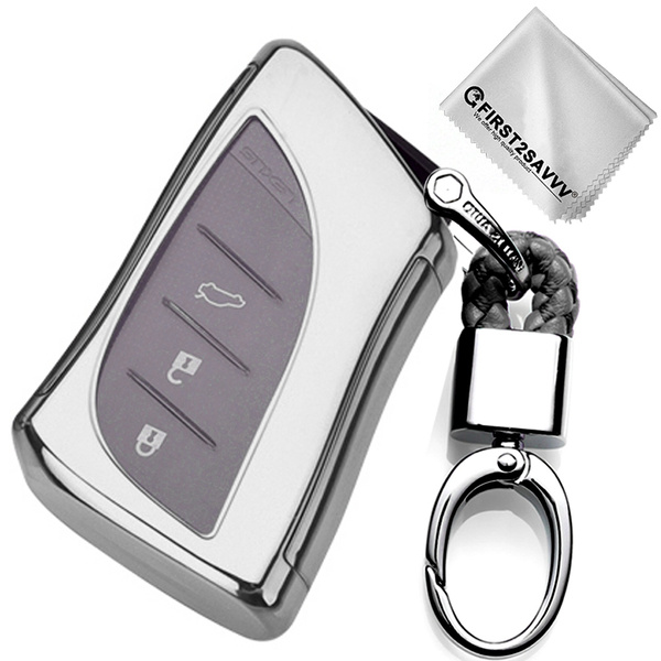 AMLaost Car Auto Accessories Car Key Protect Bag Leather Car Key Shell Case  Cover, for Lexus-UX200 UX250h ES200 ES300h ES350