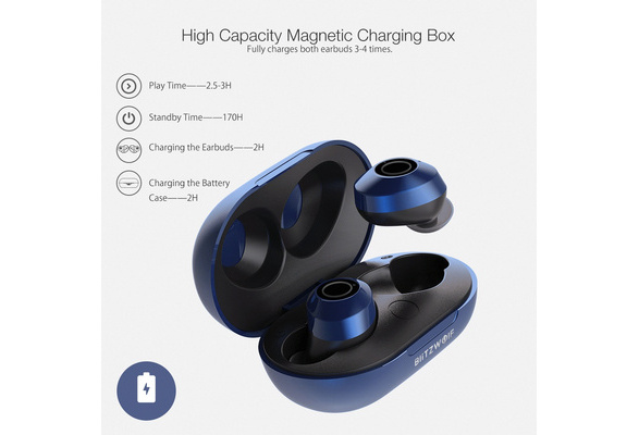 Blitzwolf BW FYE5 bluetooth V5.0 Earphones Mini True Wireless Earbuds Stereo Headphones With Portable Charging Box