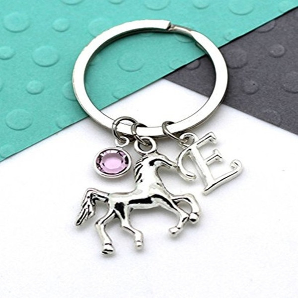 Large 'Love me Love my Horse' Keyring Key Ring Rider Pony Gift Stables 