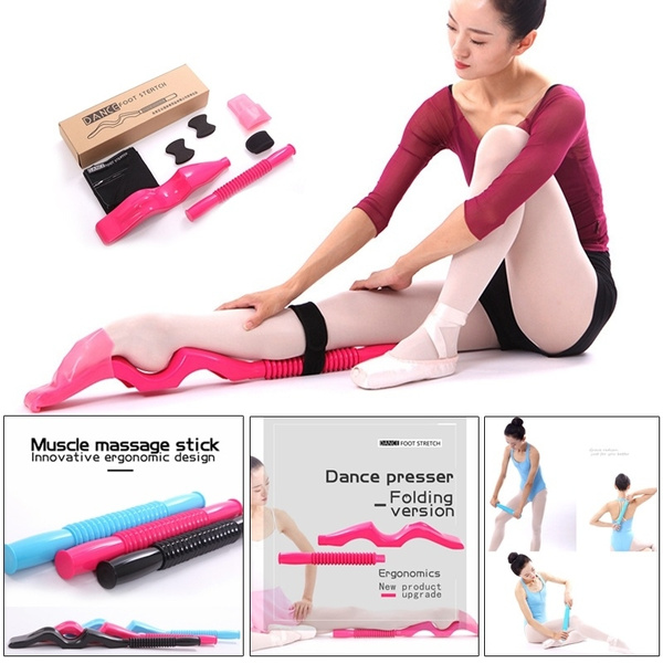 1set Gymnastics Ballet Fitness Accessories Massage Stress Stretch Arch Enhancer Dance Detachable Ballet Foot Stretcher for Dancer 