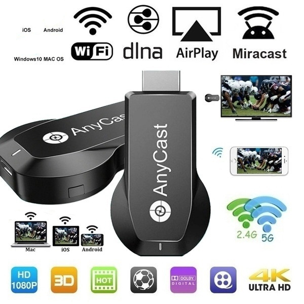Anycast M2 Plus HDMI TV Stick WiFi Display Dongle Receiver 1080P for iOS Android 