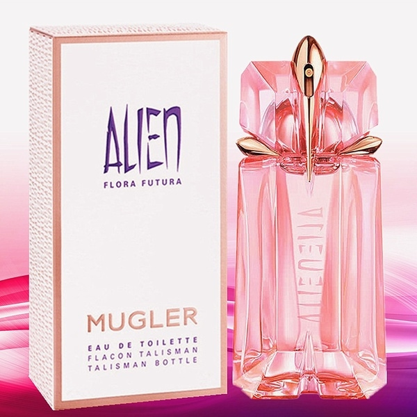 alien perfume pink bottle