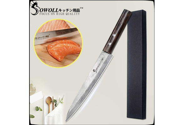 SOWOLL High Quality Japanese Chef Stainless Steel Knife 4 Pcs