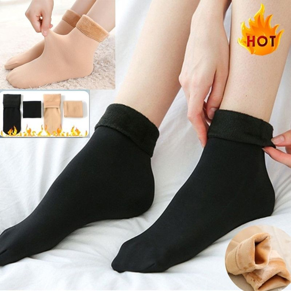 Unisex One Size Winter Thermal Socks Keep Warm Crew Socks Women