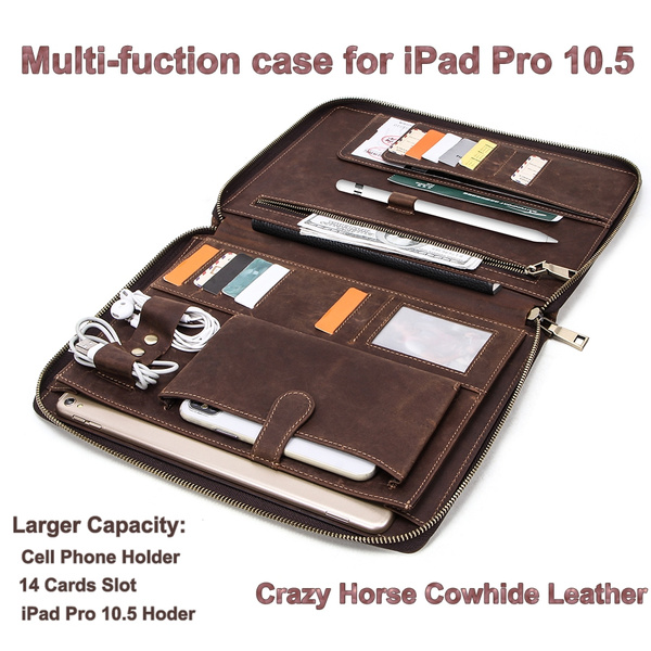 Zip around leather sleeve for iPad Air