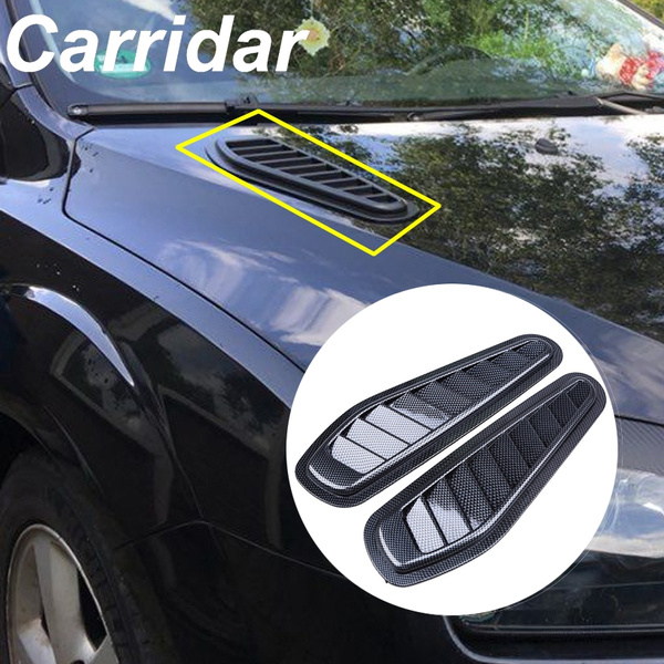 Car Hood Air Intake Scoop Decor Bonnet Decoration Sticker Air Flow Fender Cover