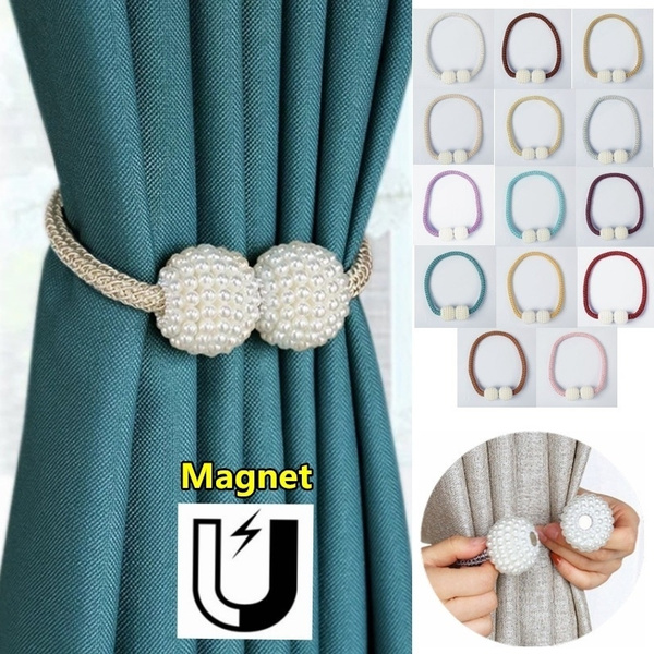 14 Colors Modern Simple Tieback Magnet Curtain Buckle Curtain