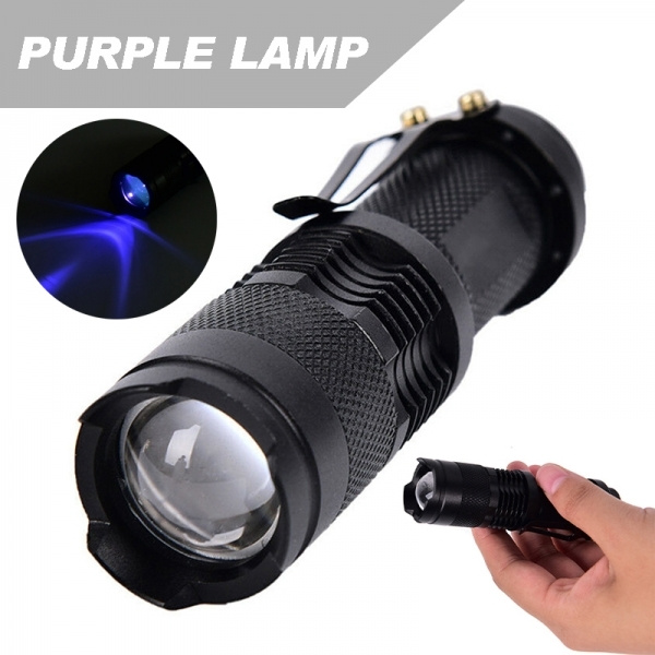 UV Ultra Violet LED Flashlight Blacklight Light 395 nM Inspection Lamp Torch
