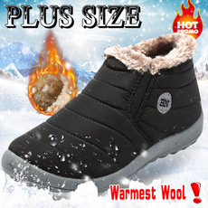 ankle boots, cottonshoe, Plus Size, Winter