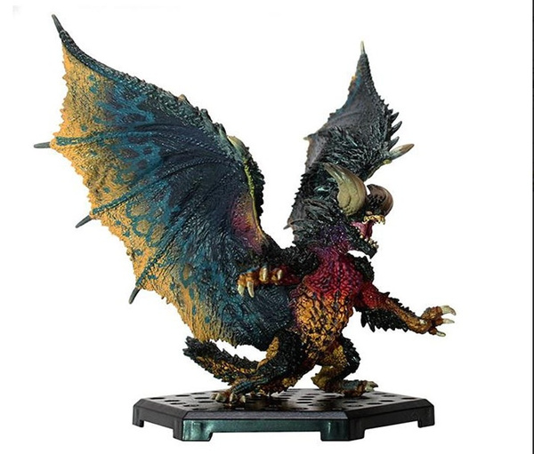 Japan Anime Monster Hunter WORLD Game Figure Nergigante PVC Models ...