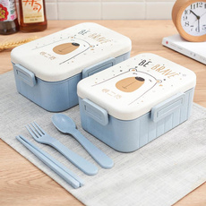 Box, cute, portablebentobox, foodstoragecontainer