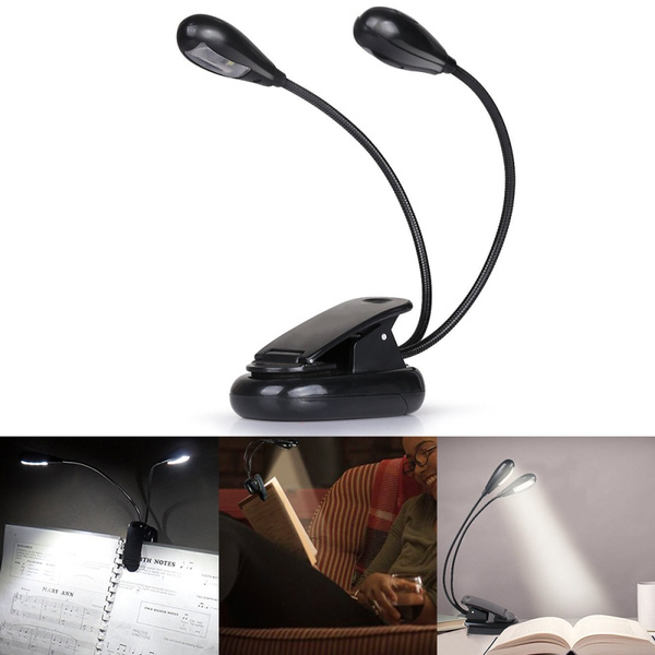 Portable USB LED Table Tamp Reading Book Light Music Stand Light Clip