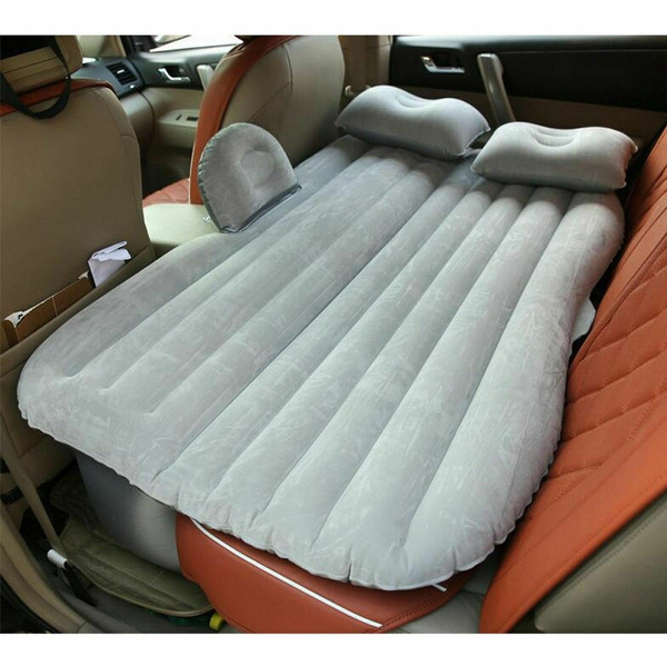Inflatable Mattress Car Air Bed Backseat Cushion Travel Camping w/ Pillow Pump 