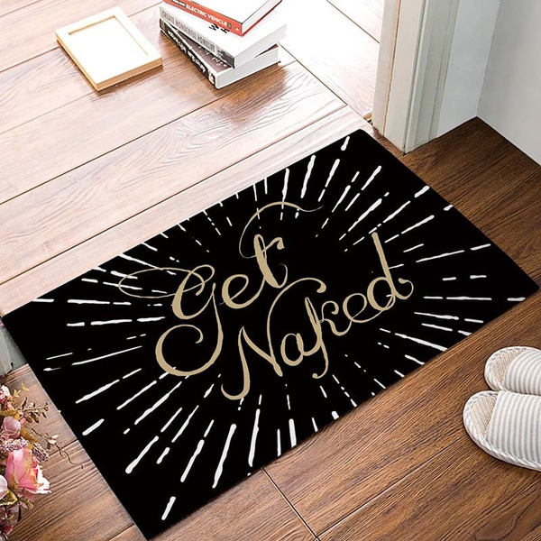 Welcome Aboard Naked Feet Only Lake/Beach Doormat, Doormats for Outside  19363