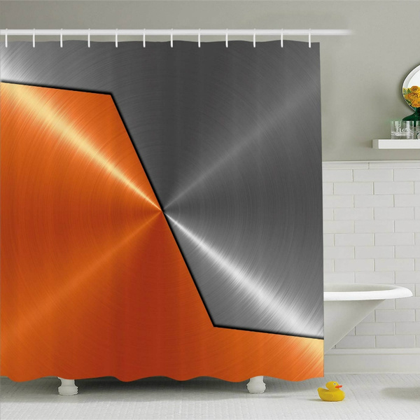 Shower Curtain 180 X 180cm Industrial, Industrial Bathroom Shower Curtain
