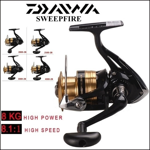 New DAIWA SWEEPFIRE 2B Spinning Fishing Reel 2000/2500/3000/4000