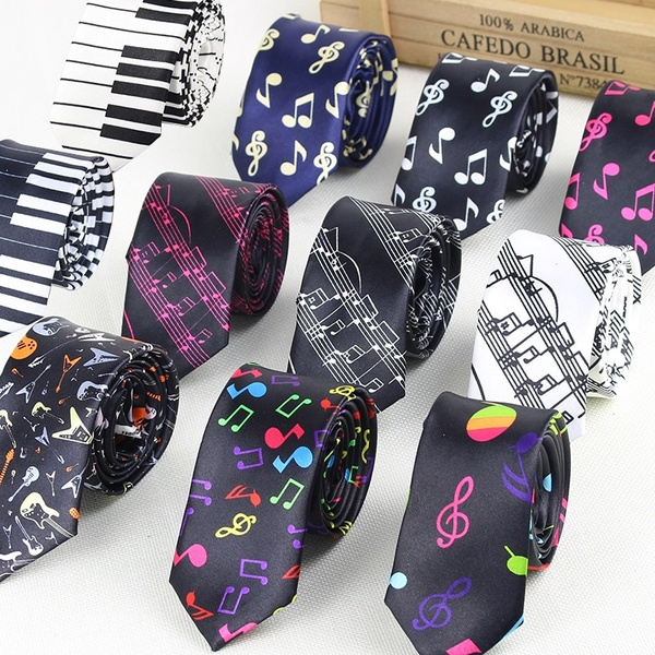 New Style Men's Fashion Musical Neckties Halloween Festival Christmas ...