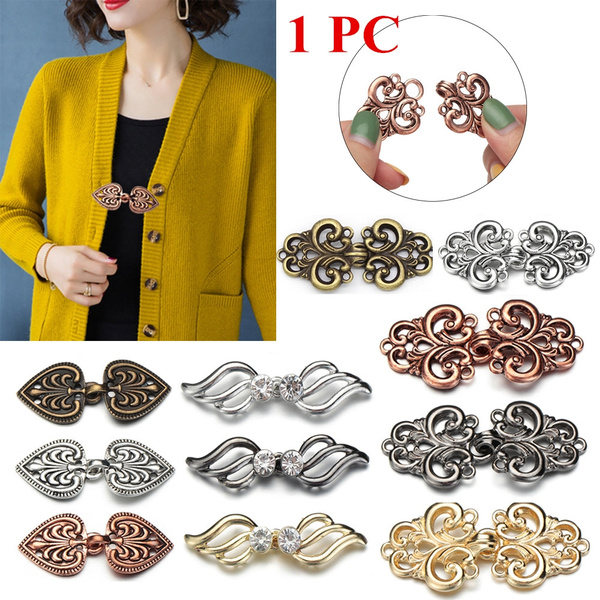 Clips for Cardigans, Brass Clip, Cardigan Clasp, Cardigan Pins