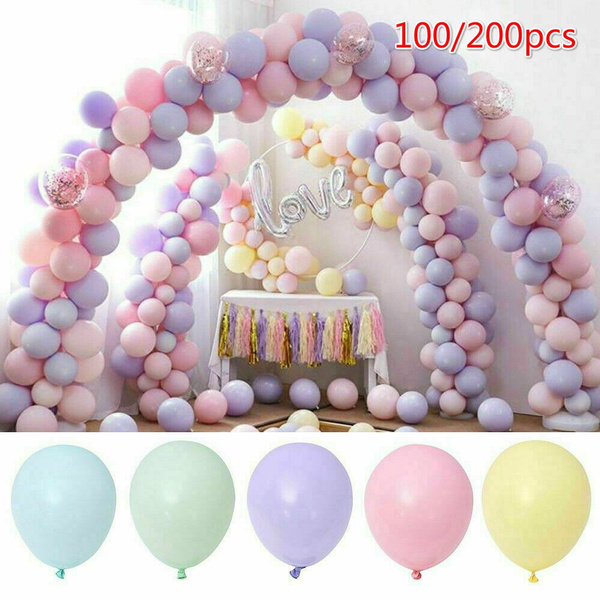 Macaron Candy Pastel Balloons  Pastel Birthday Decorations