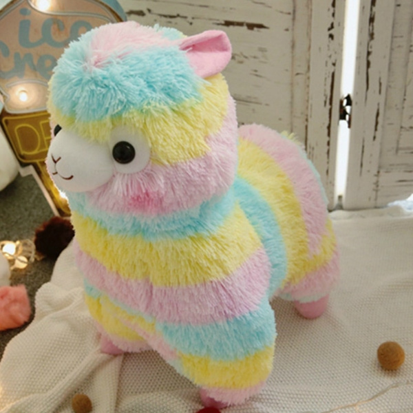 rainbow alpaca toy