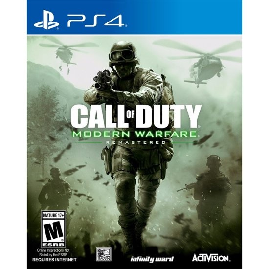 Jogo call of duty modern warfare ps4