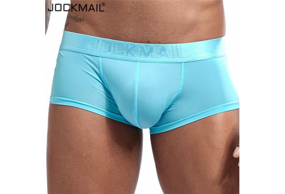 Men's Ice Silk Boxer Briefs Ultra Soft Comfortable and Breathable