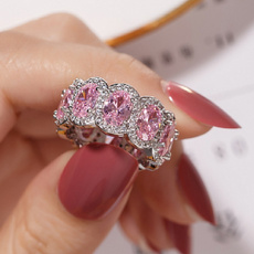pink, Silver Jewelry, DIAMOND, marquisecutring
