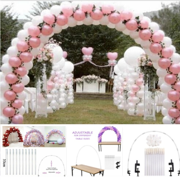 Large Balloon Arch Set Detachable Balloon Display Balloon Column Stand ...