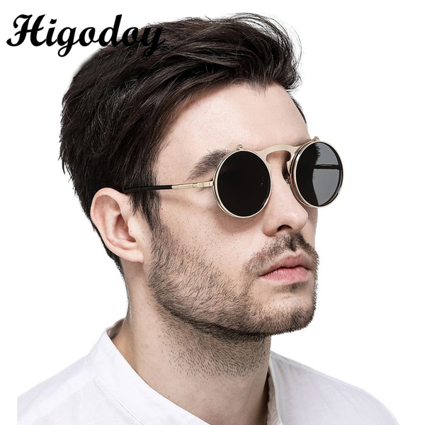 Large shop circle sunglasses