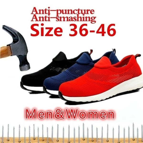 Details about   Mens Women Safety Shoes Work Boots Steel Toe Cap Lightweight Hiking Trainers UK 