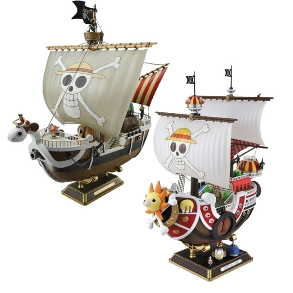 Anime One Piece Figure Thousand Sunny Ship Going Merry Pirate Boat Model  Doll
