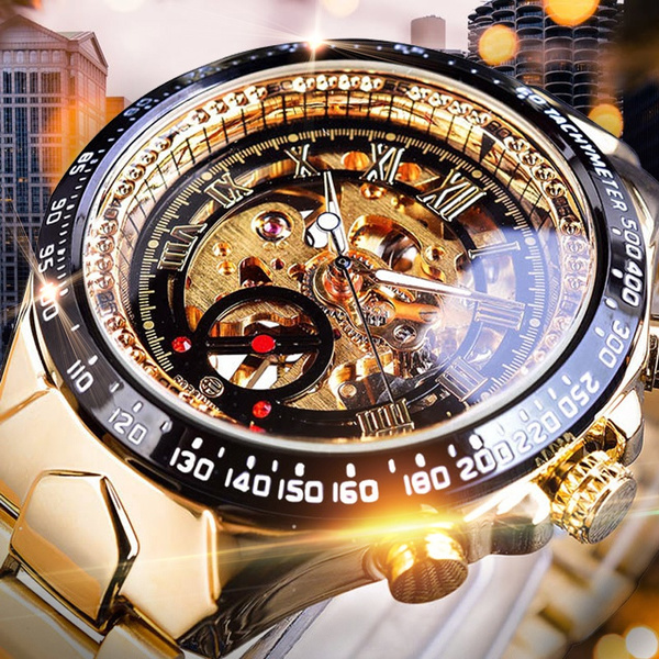 Reloj 2024 hombre transparente