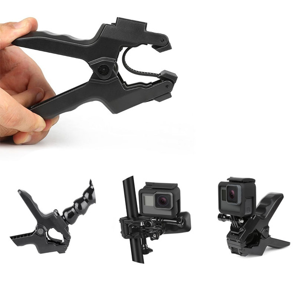 Portable Jaws Flex Clamp Mount For Gopro Hero 7 6 5 4 5 3 2 1 Xiaomi Yi 4k Sjcam Sj4000 M10 C30 H9 H9r Action Camera Accessories Rst Wish