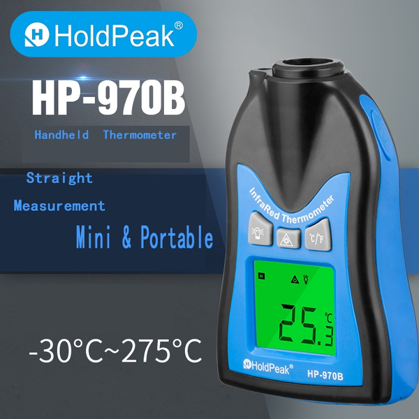 HP-970B Infrared Thermometer Mini Weather Station Tester Laser Termometro