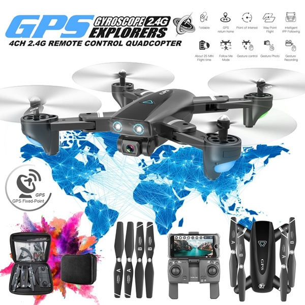 Execution Approximation Unpleasantly S167 GPS 5G Selfi WIFI FPV GPS Drone With 4K Ultra clear Camera,Drone for  Kids and Beginners FPV RC Drone,Gesture Control RC Quadcopter,Altitude Hold  Headless Mode,G-Sensor,Trajectory Flight | Wish