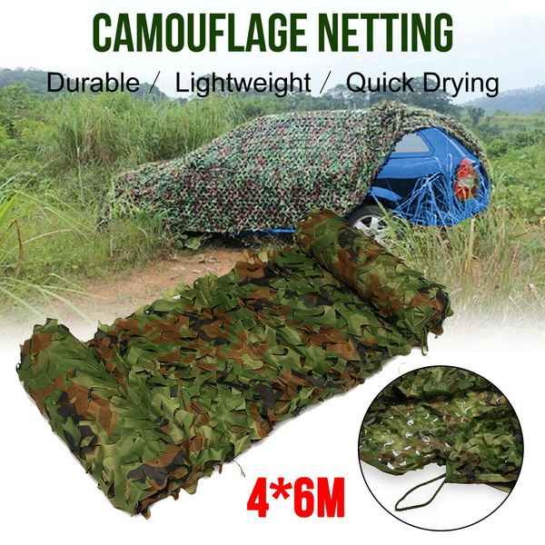 Camouflage Camo Net Netting Hide Military Hunting Shoot Army Woodland Camping 