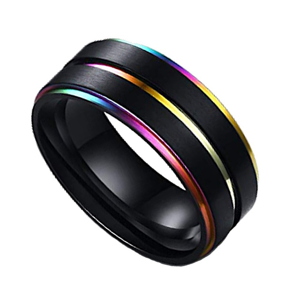 gay pride rings jewelry