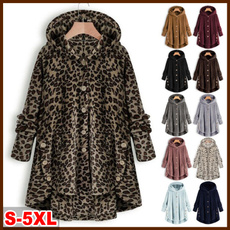 Fleece, Plus Size, Hoodies, winter coat