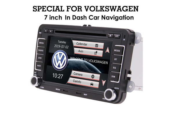 AWESAFE For VW GOLF/PASSAT/SHARAN Car Radio Multimedia Navigation 7inch 2  din Autoradio Stereo DVD RDS DAB+ - AliExpress