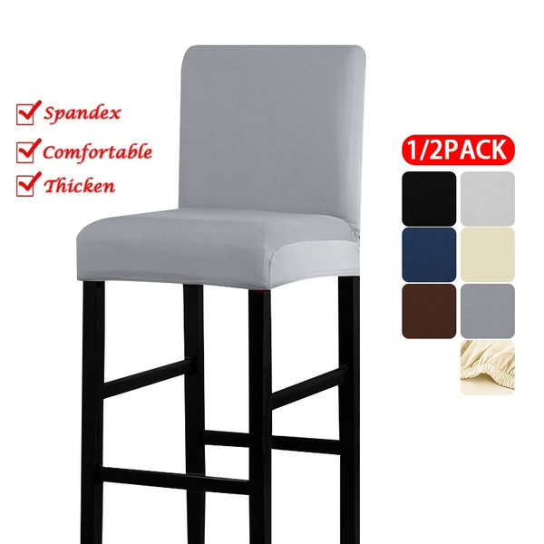 Dining Room Chair Seat Cover Counter Stool Slipcover Kitchen Hotel Wedding Party 
