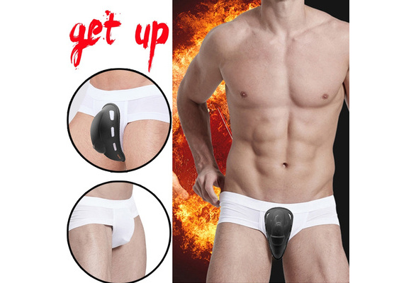 Cheap Men Enlarge Penis Bulge Pouch Removable Inside Push Up