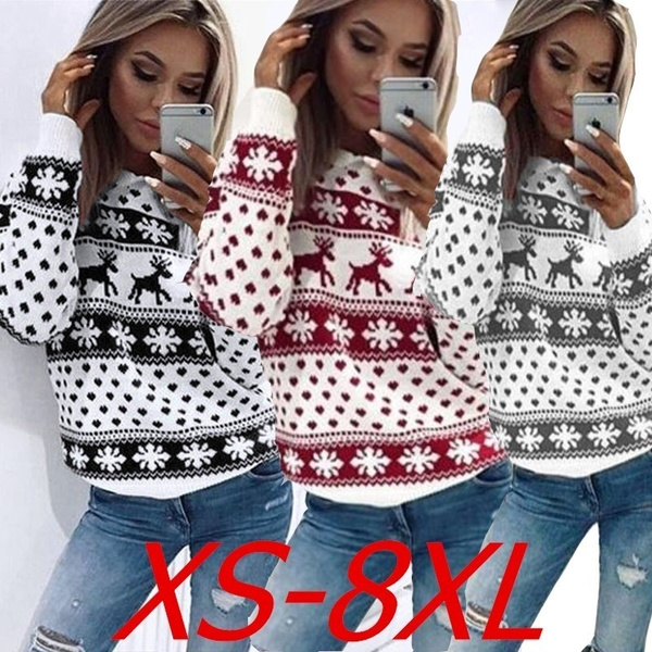 oversized christmas sweatshirt
