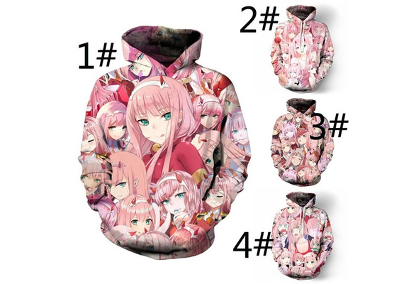 Zero two pink online hoodie