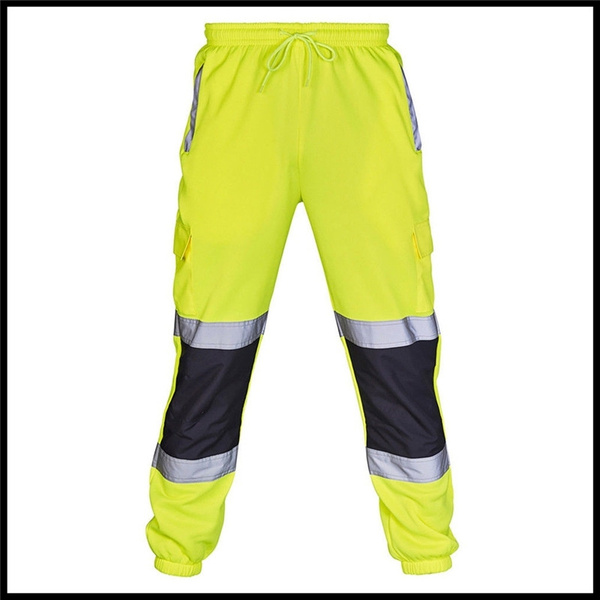Road Warning Reflective Pants Athletes Running Reflective Safety Pants