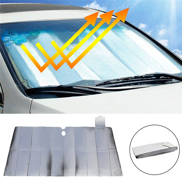 Car Windshield Sun Shade Aluminum Foil Insulation Bubble Auto Front