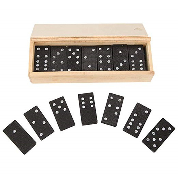 Сolorful Dominos Game for Kids 28 Cards Classic Dominoes Board